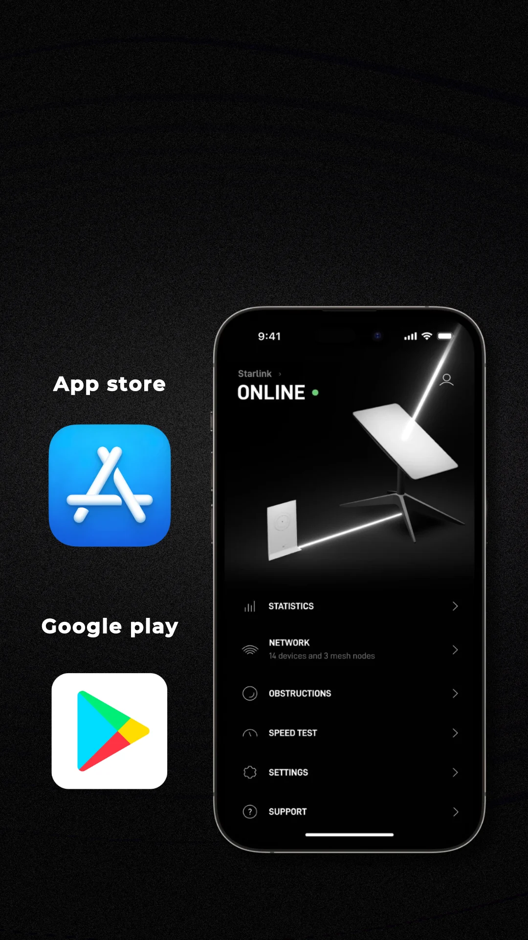Starlink Mini no Celular